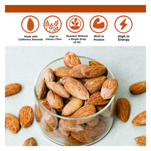 Roasted Almonds - California Grown, Vitamin E Rich - Image 3