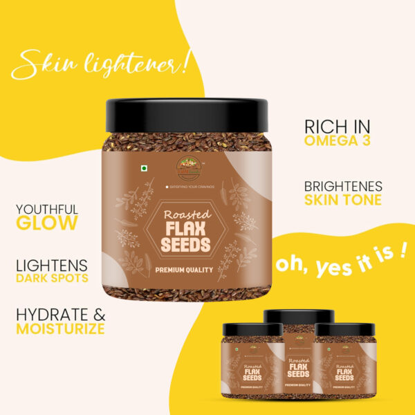 Roasted Flax Seeds – High Omega-3, Fiber & Lignans - Image 4