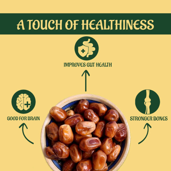 Seedless Dates – Soft, Pitted Medjool Variety – Natural Sweetener & Iron Source - Image 3
