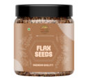 LDMFOODS golden flax seeds macro view