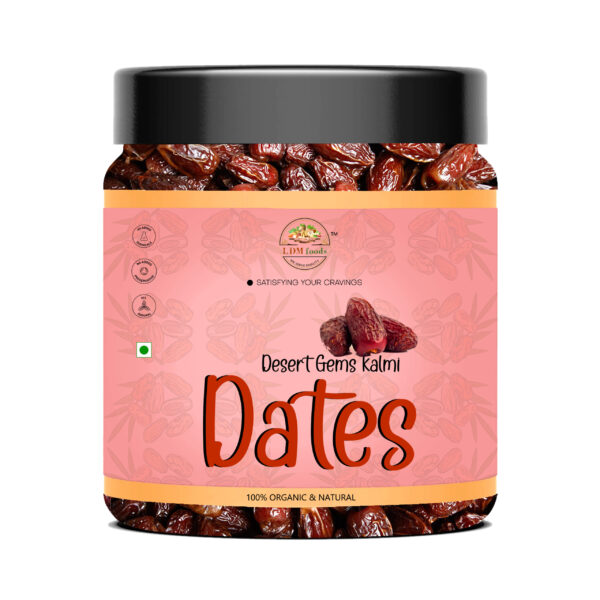 Authentic Iranian kalmi dates with salt dusting