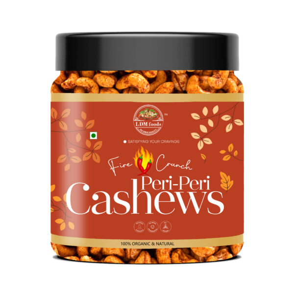 LDMFOODS Peri Peri cashews with chili flakes