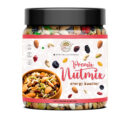Roasted premix nutmix in glass jar