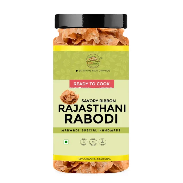 Traditional Rajasthani Rabodi lentil ribbons