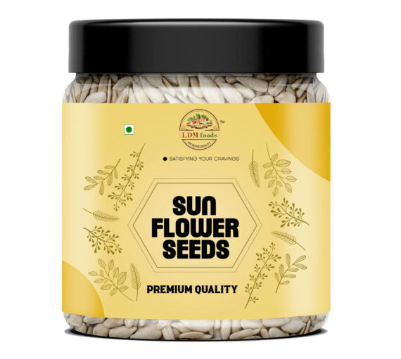 Premium sunflower seeds in resealable pack