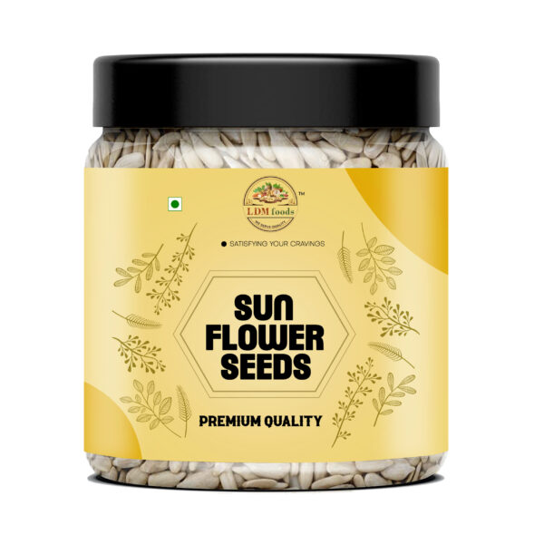 Premium sunflower seeds in resealable pack