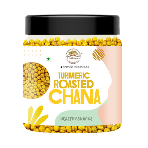 LDMFOODS turmeric roasted chana close-up